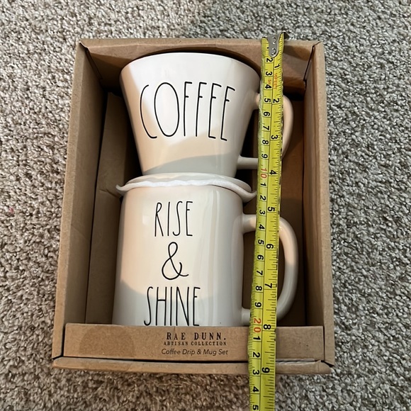 Rae Dunn Coffee and Rise & Shine Mugs - Picture 4 of 5